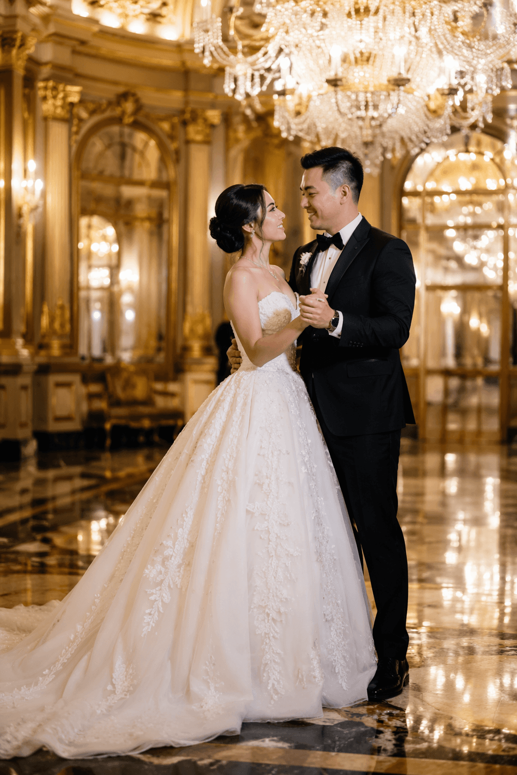 Grand ballroom portrait style sample